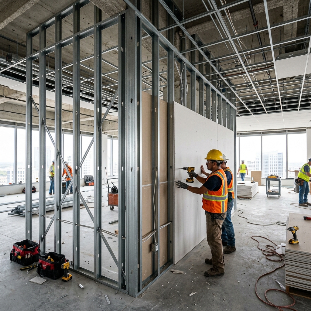 Modern Office Drywall Fit-out